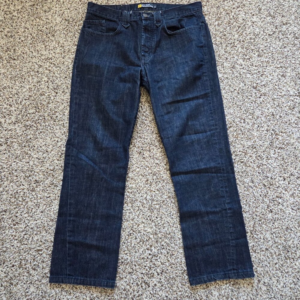 Analog Denim Jeans Arto Saari Men's 32 X 28 Dark Wash Vintage Button Fly‎ Y2K - Picture 2 of 9